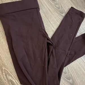 Dark Maroon leggings